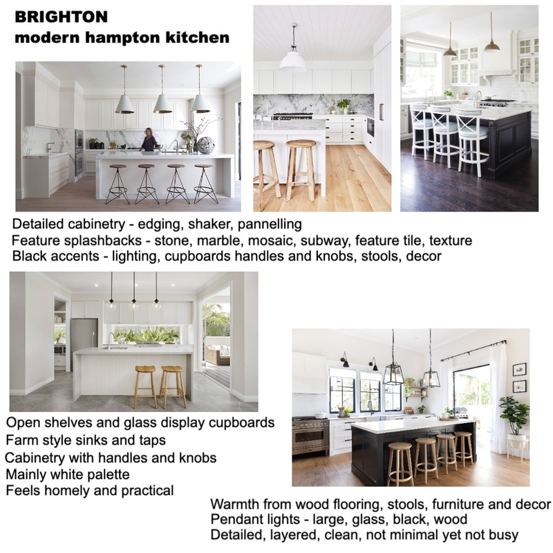 Brighton 'hampton kitchen' inspo Mood Board by Susan Conterno on Style Sourcebook
