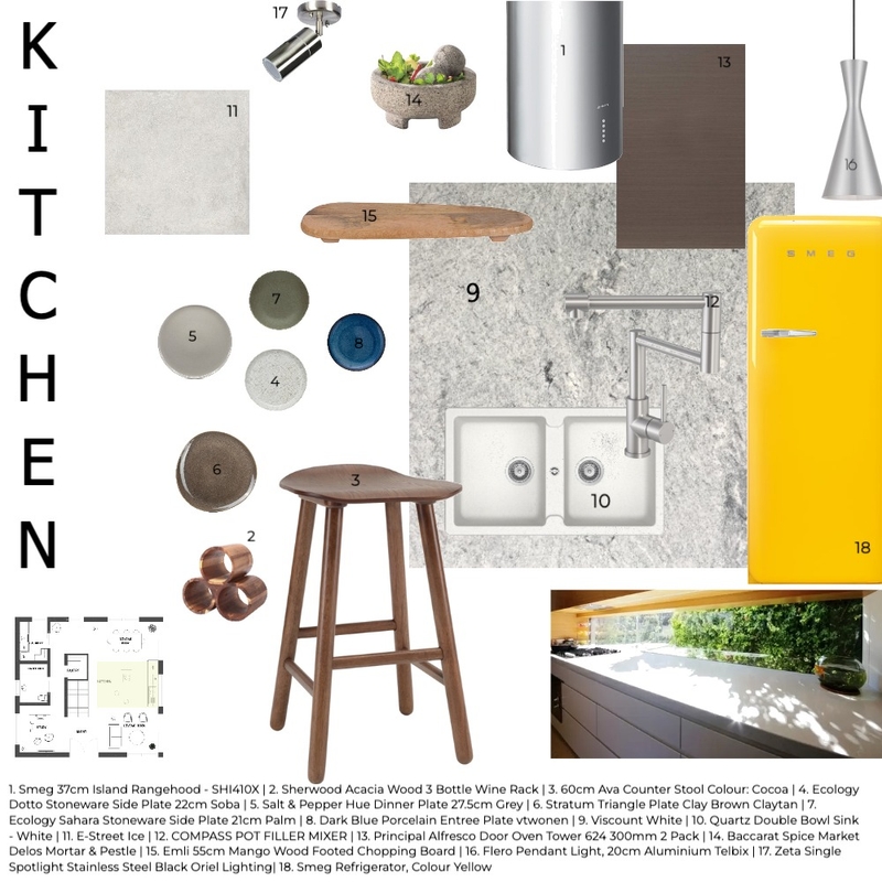 ID_Module 9_Kitchen Mood Board by kathiki on Style Sourcebook