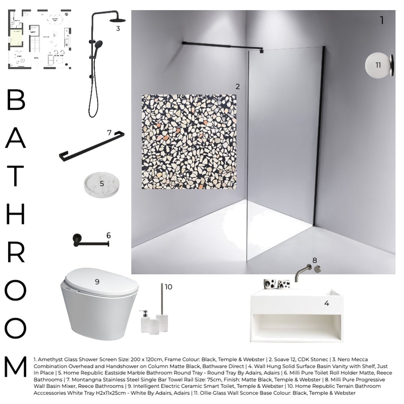 ID_Module 9_BathRoom Mood Board by kathiki on Style Sourcebook