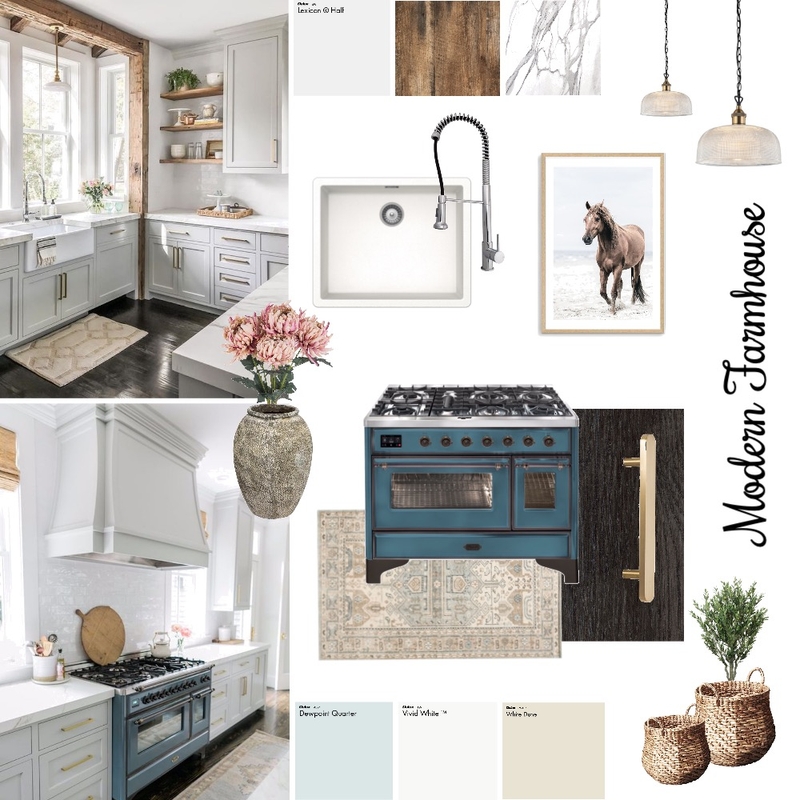 Modern Farmhouse Kitchen Mood Board by rachellee81 on Style Sourcebook