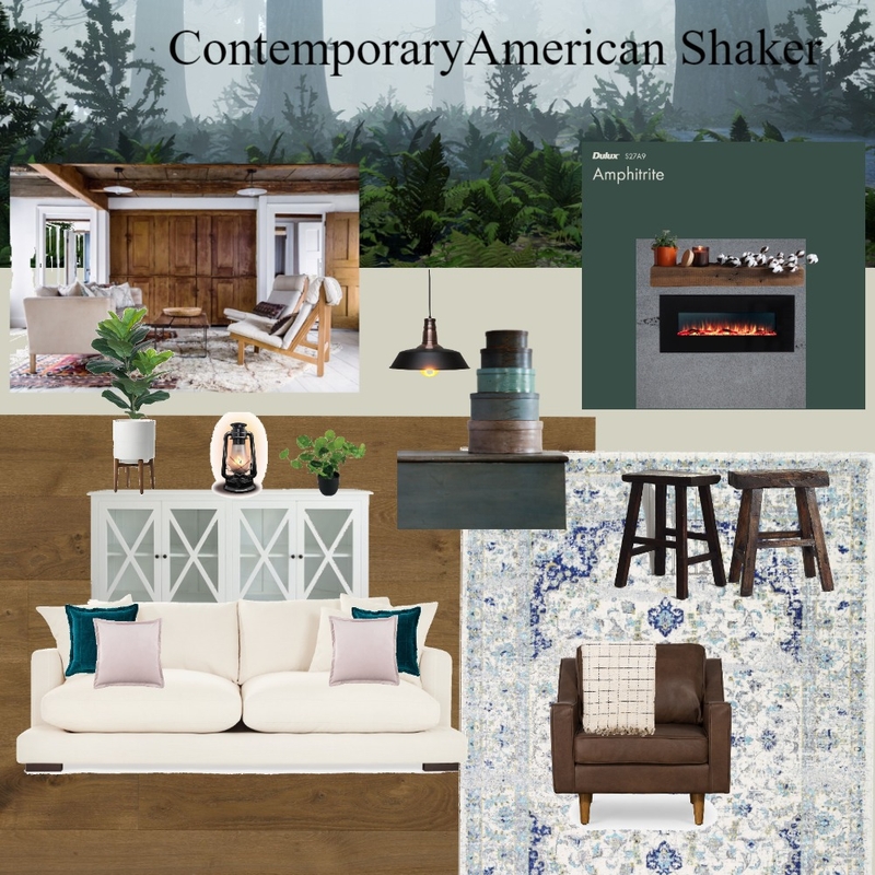 Contemporary American Shaker Mood Board by kaytdoyle on Style Sourcebook