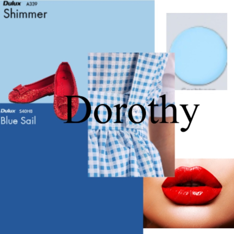 Dorothy Inspo Mood Board by Costume&interiordesigninspo on Style Sourcebook