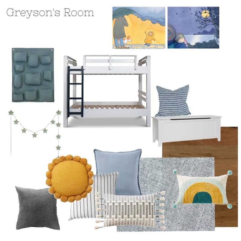 Boy Room Mood Board by interiorsbyjade on Style Sourcebook