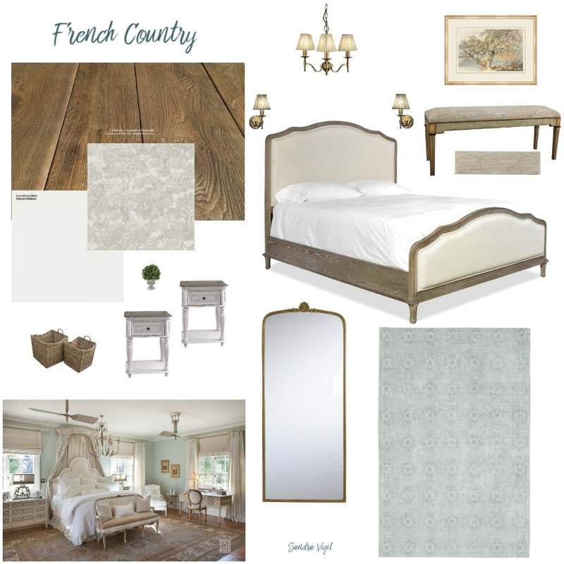 French Country Bedroom Mood Board by SDGVigil on Style Sourcebook