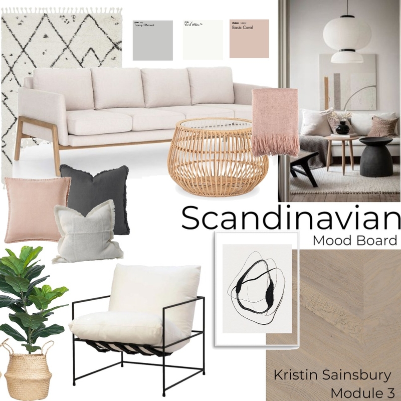 Scandinavian Living Mood Board by kristin.sainsbury.design on Style Sourcebook
