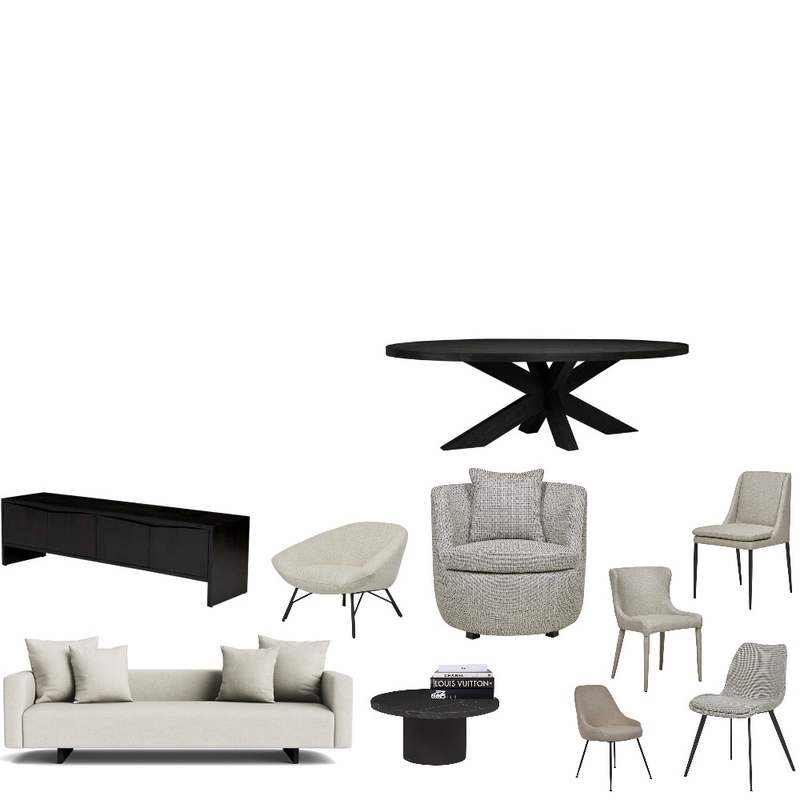 SPLATT - Contemporary Classic Living Dining Mood Board by Kahli Jayne Designs on Style Sourcebook