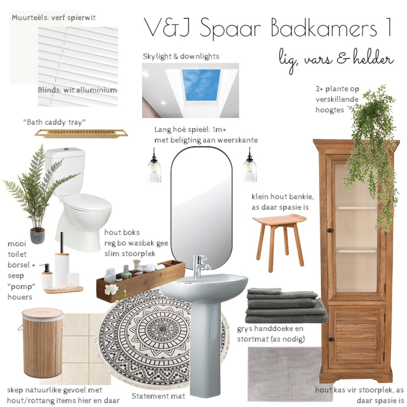 V&J spaarbadkamer 1 Mood Board by Zellee Best Interior Design on Style Sourcebook