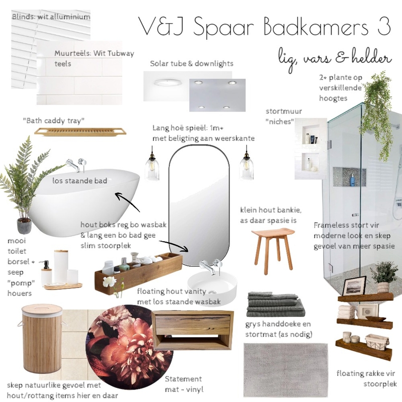 V&J spaarbadkamer 3 Mood Board by Zellee Best Interior Design on Style Sourcebook