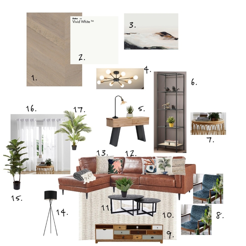 Module 9 Living Area Mood Board by Trena Laine on Style Sourcebook