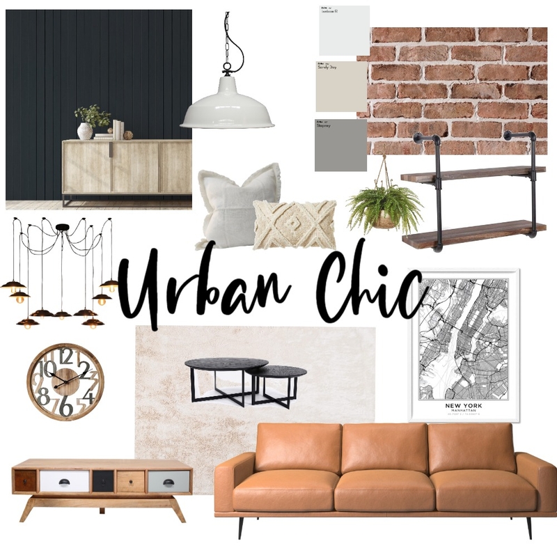 Urban Chic Mood Board Mood Board by ComfyandCozybyJess on Style Sourcebook