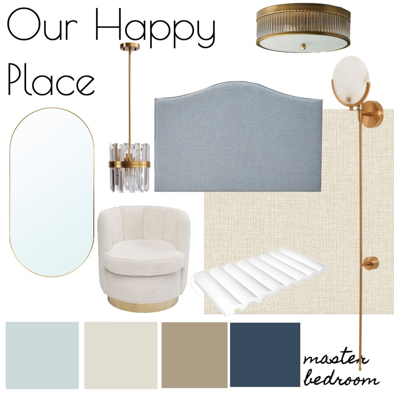 Our Happy Place - Master Bedroom V2 Mood Board by RLInteriors on Style Sourcebook