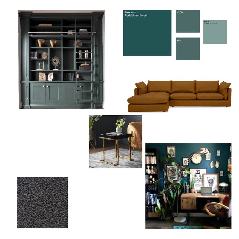 Library Mood Board by Joanne Spencer on Style Sourcebook