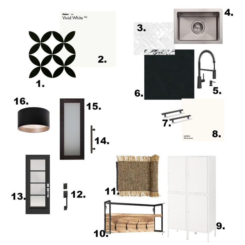 Module 9 Mudroom Laundry Mood Board by Trena Laine on Style Sourcebook