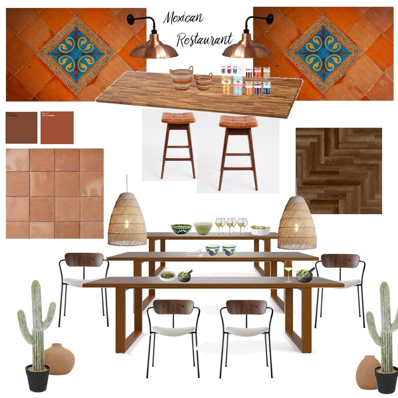 Mexican Restaurant Mood Board by elsamemmou on Style Sourcebook