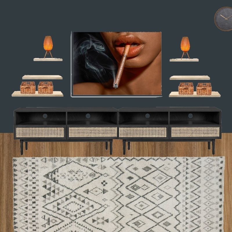 Dark Entertainment Center Wall Mood Board by anniesnyder on Style Sourcebook