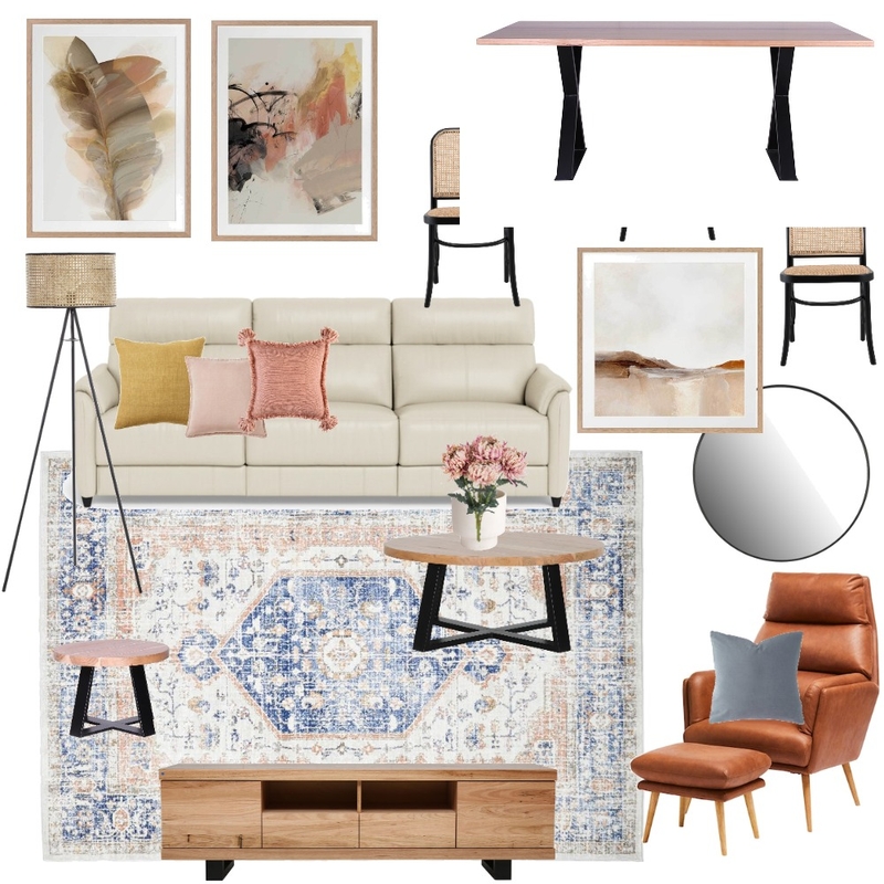 Modern Australian Living Room Mood Board by Lisa Hunter Interiors on Style Sourcebook