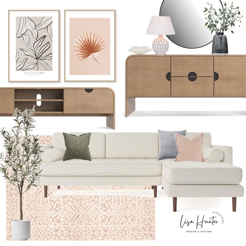 Pastel Tones Living Modern Australian Mood Board by Lisa Hunter Interiors on Style Sourcebook