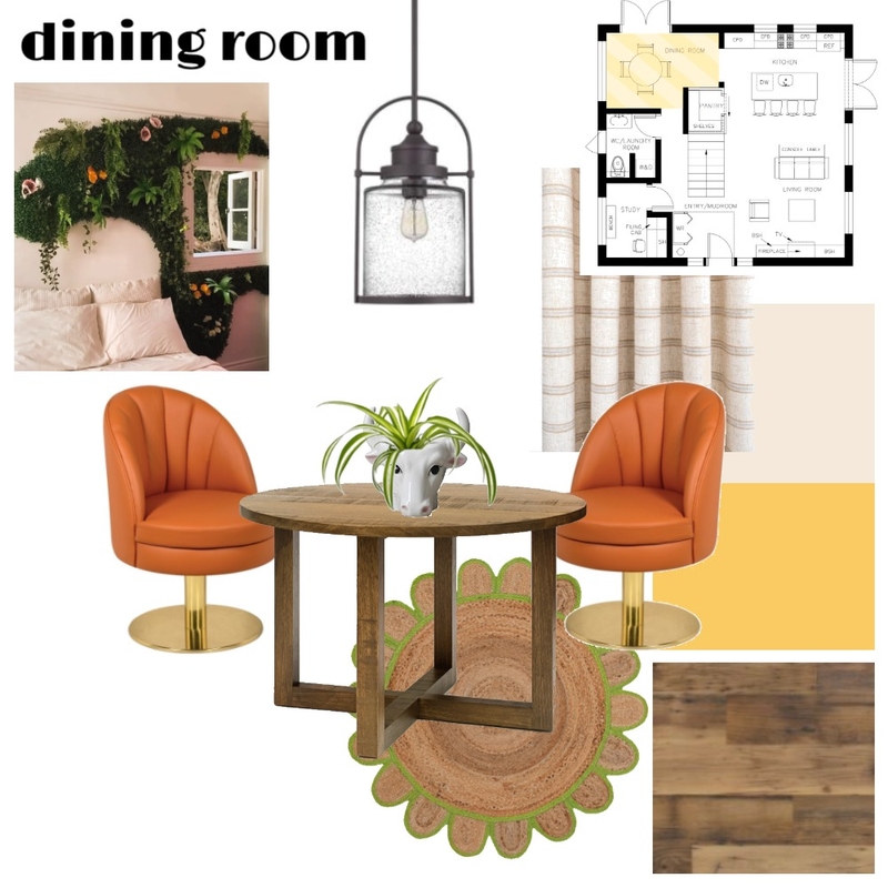 Module 9: Dining Room Mood Board by CaseyJP on Style Sourcebook