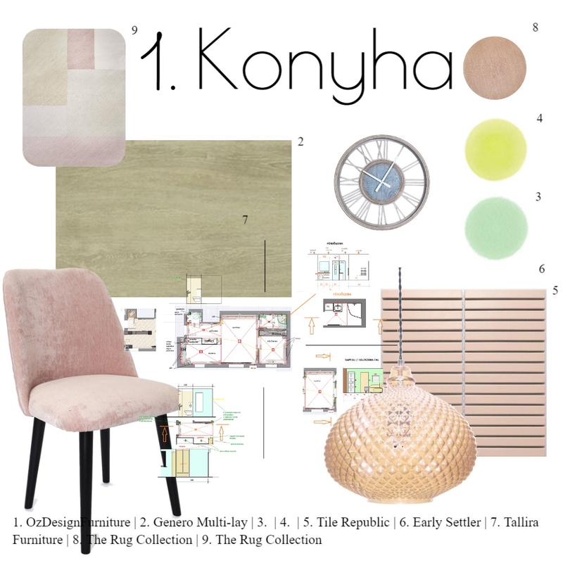 Konyha Mood Board by Szolodova Jelena on Style Sourcebook