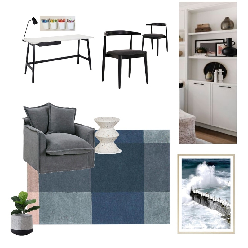 Bateman Home Office Mood Board by WEST. Interiors Studio on Style Sourcebook