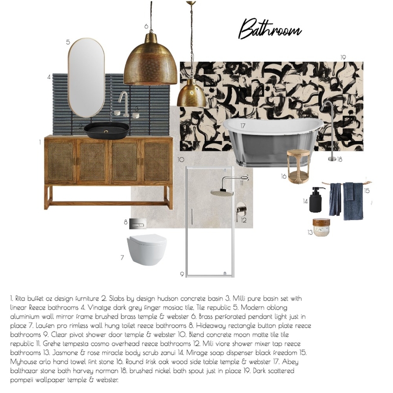 bathroom mod 10 Mood Board by lals on Style Sourcebook