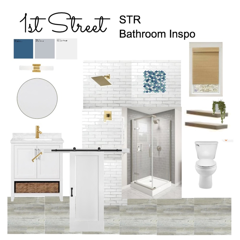 1st St Bathroom Inspo Mood Board by MicheleDeniseDesigns on Style Sourcebook