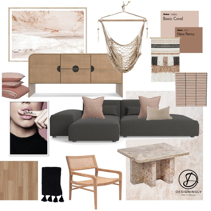 Blush Escape Mood Board by Designingly Co on Style Sourcebook