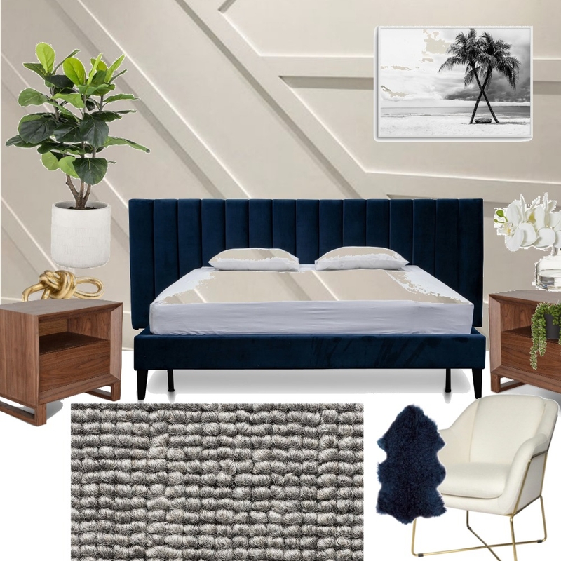 Smith's bedroom Mood Board by SophisticatedSpaces on Style Sourcebook