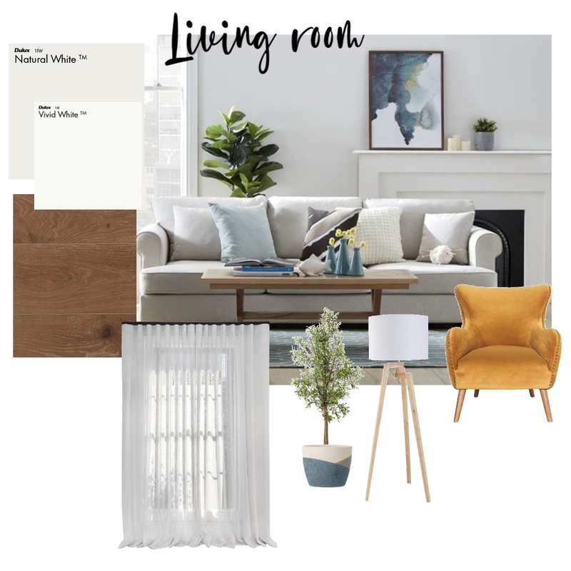 LIVING Mood Board by bekhawker on Style Sourcebook