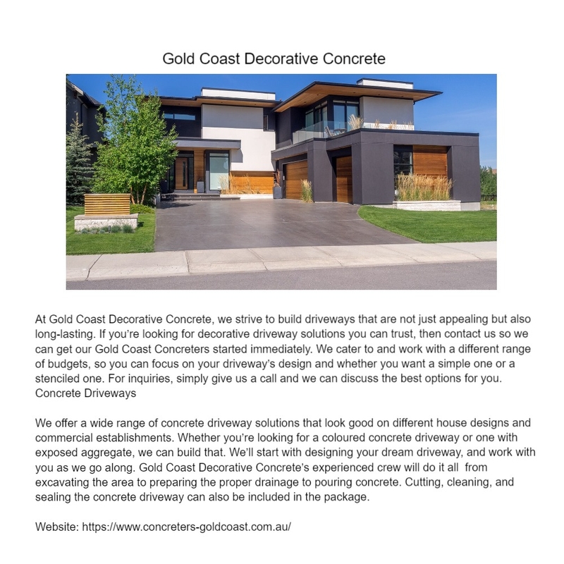 Gold Coast Decorative Concrete Mood Board by Gold Coast Decorative Concrete on Style Sourcebook