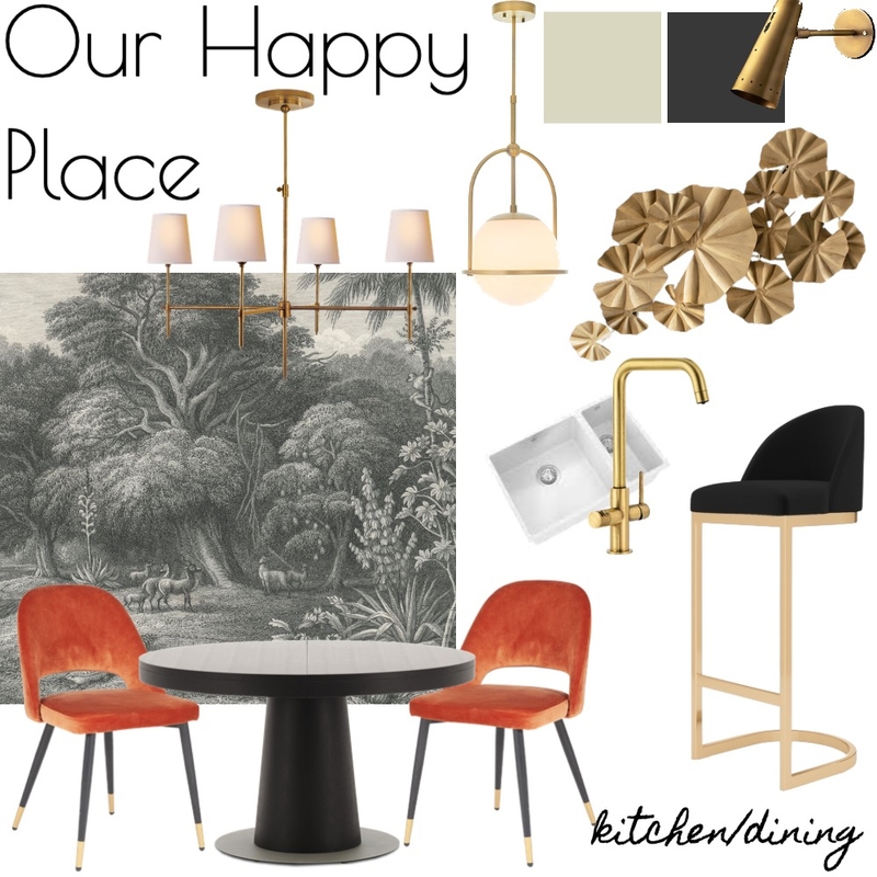 Our Happy Place - Kitchen/Dining V2 Mood Board by RLInteriors on Style Sourcebook