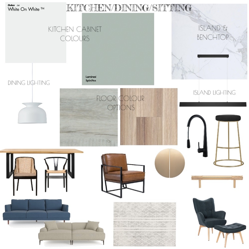 Kitchen, Dining & Sitting Mood Board by BECCY on Style Sourcebook