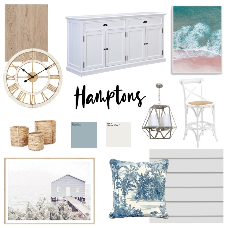Hamptons Mood Board by ChateaurouxDesigns on Style Sourcebook