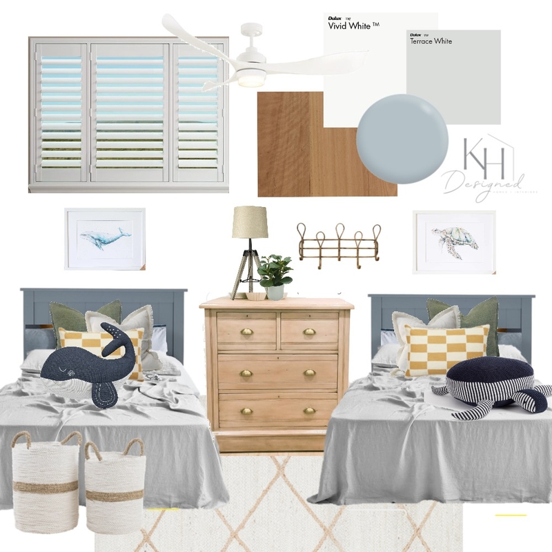 Boys Room Mood Board by KH Designed on Style Sourcebook
