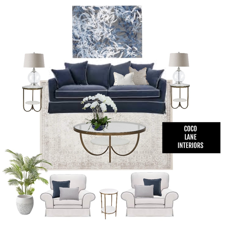 Baird Avenue - Hamptons Lounge Mood Board by CocoLane Interiors on Style Sourcebook