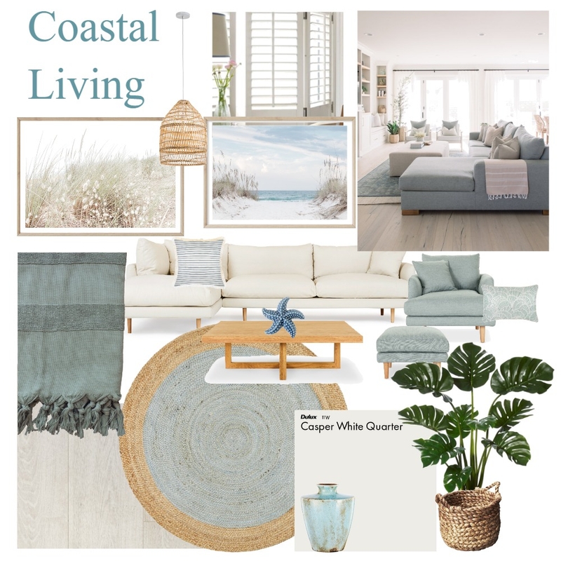 Coastal Living White Space Mood Board by ellys on Style Sourcebook