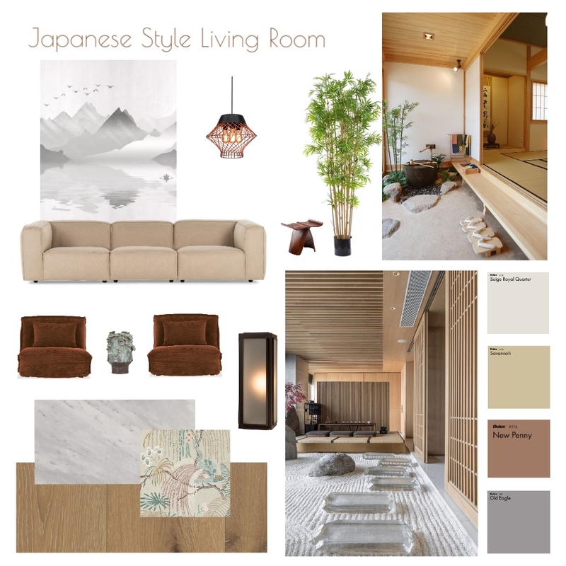 Japanese Mood Board Mood Board by AutumnDesign22 on Style Sourcebook