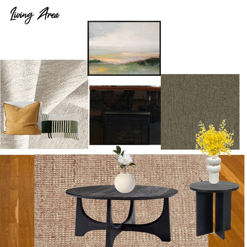 Living Mood Board by Wildflower Property Styling on Style Sourcebook