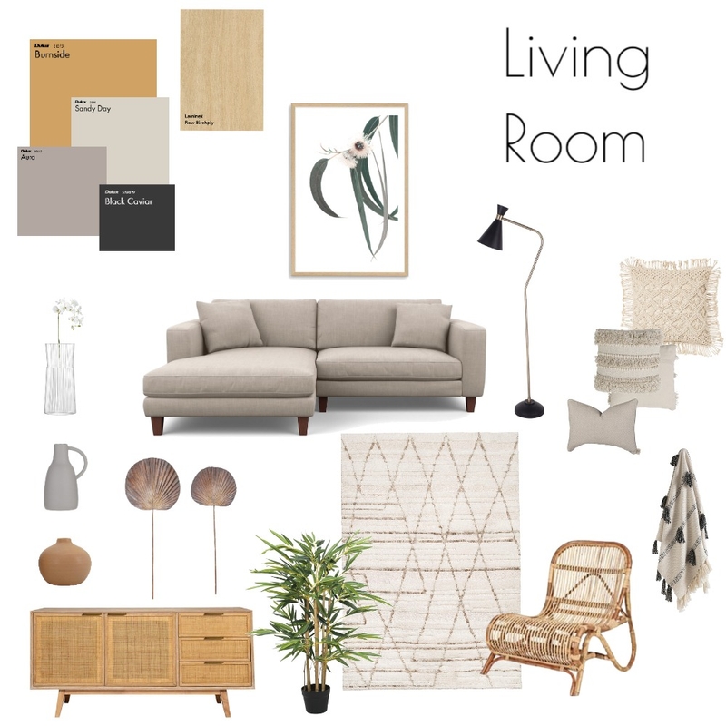 japandi living room Mood Board by nauticashaari on Style Sourcebook
