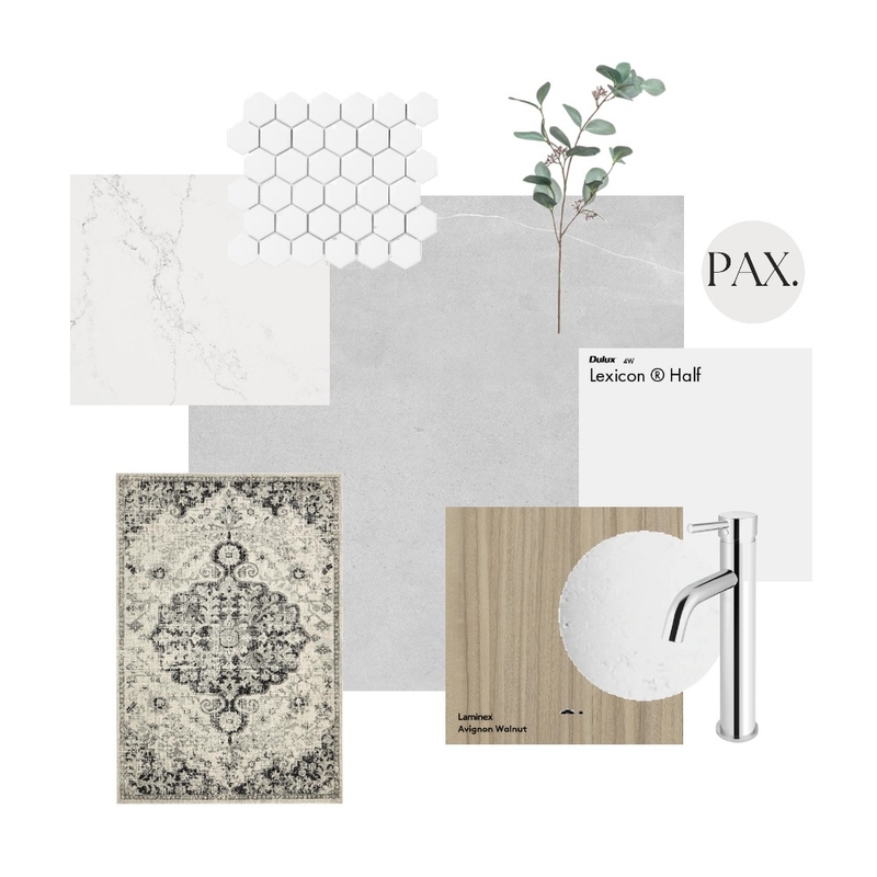 Materials Board Bathroom Mood Board by PAX Interior Design on Style Sourcebook