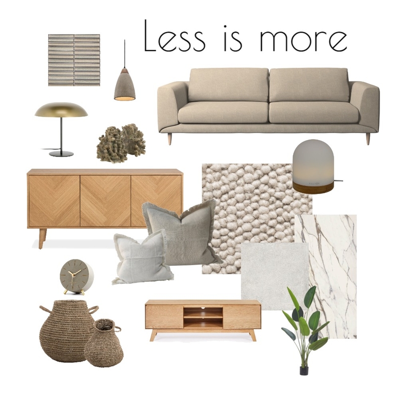 Less is more Mood Board by Ann-Sophie Deschepper on Style Sourcebook