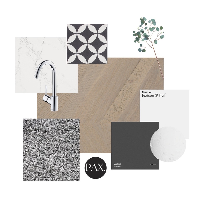 Materials Board Bathroom Mood Board by PAX Interior Design on Style Sourcebook