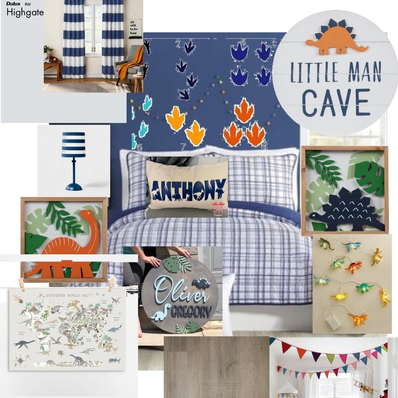 Dino boys room Mood Board by lacgirl on Style Sourcebook