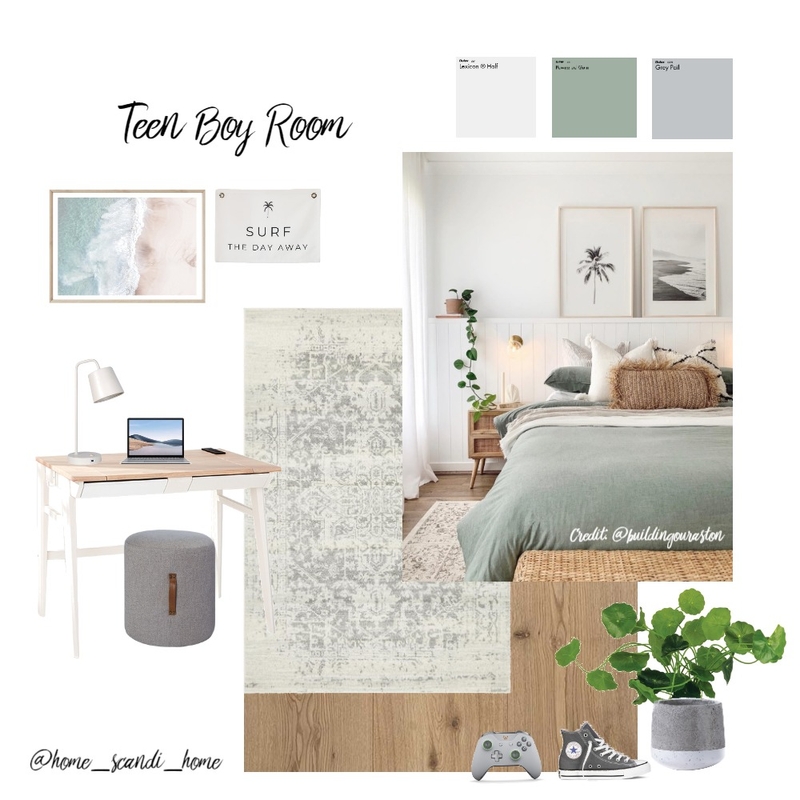 Teen Boy Room Mood Board by @home_scandi_home on Style Sourcebook