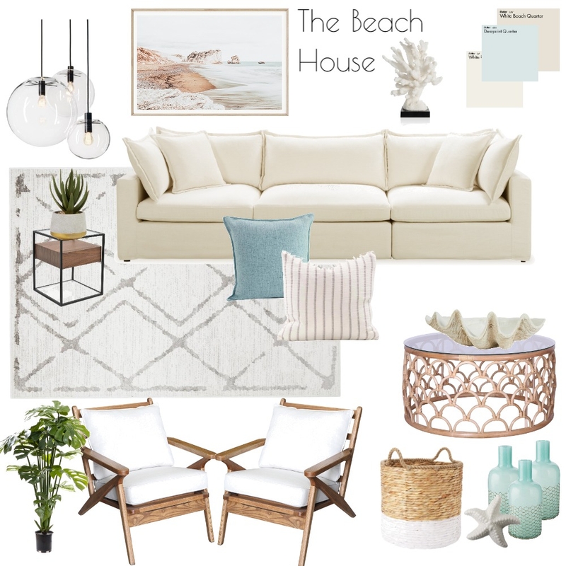 The Beach House Mood Board by Isabel Keyser on Style Sourcebook