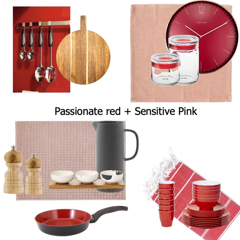 Passionate red + Sensitive Pink Mood Board by Swoon on Style Sourcebook