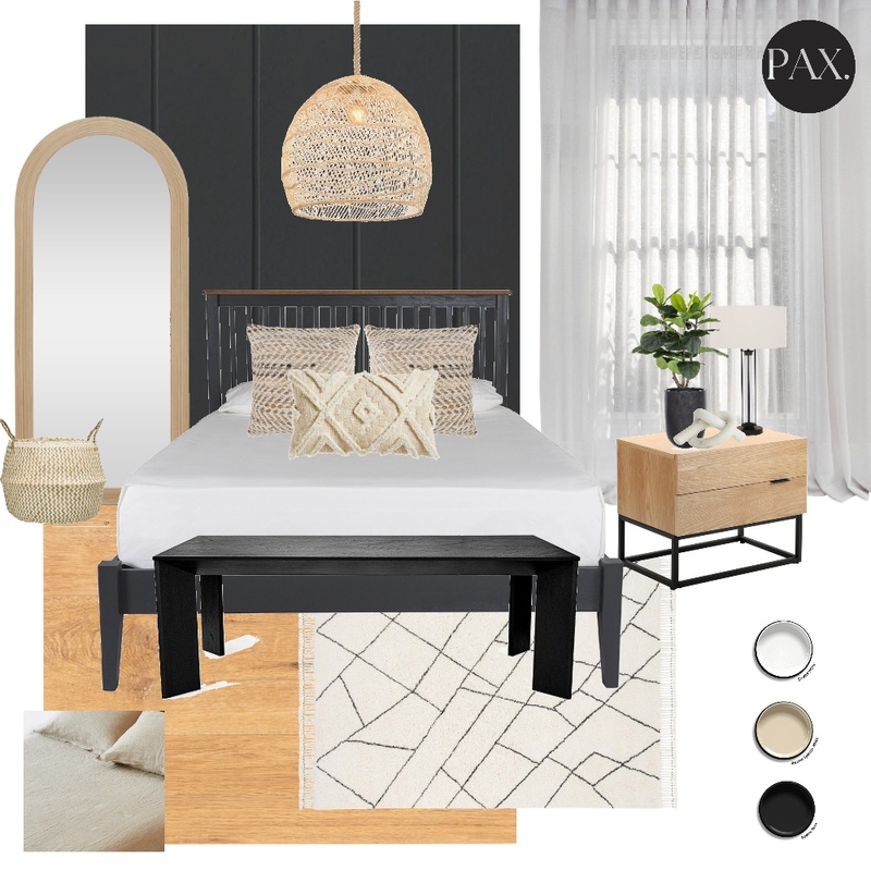 Moody Bedroom Mood Board by PAX Interior Design on Style Sourcebook