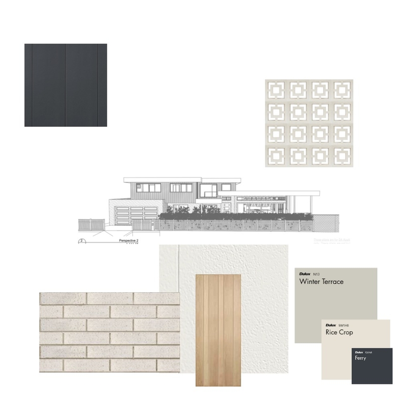 Exterior Mid Century Modern inspired Mood Board by Nette on Style Sourcebook