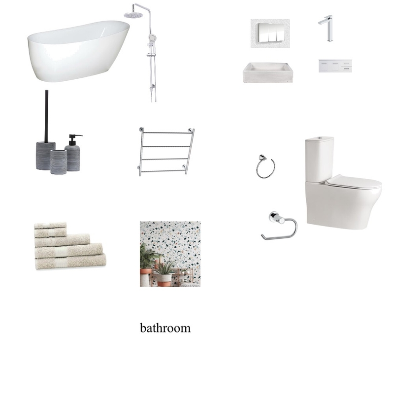 Sample board bathroom Mood Board by Anna An on Style Sourcebook