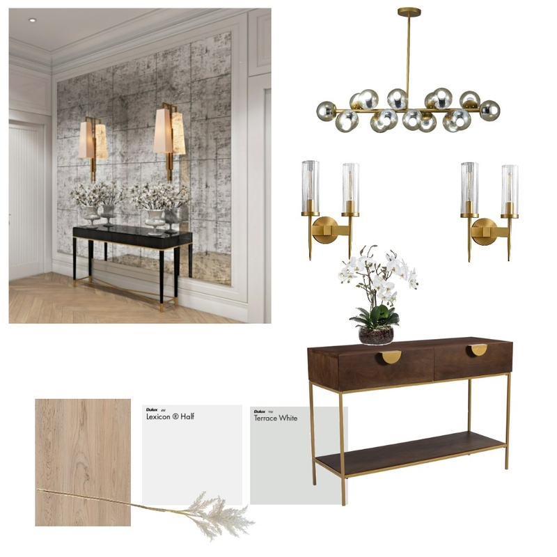 Foyer Antique Mirror Wall Mood Board by Miriam Goldberger on Style Sourcebook